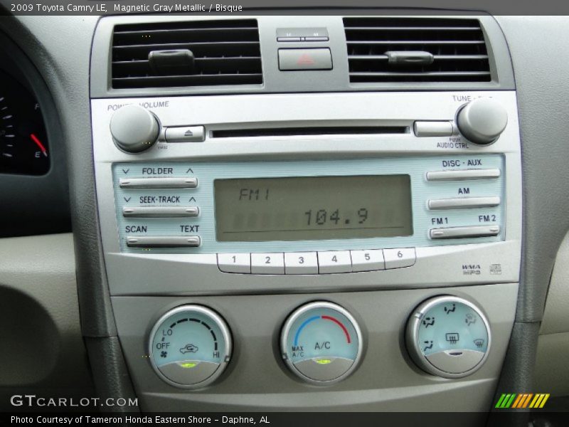 Magnetic Gray Metallic / Bisque 2009 Toyota Camry LE