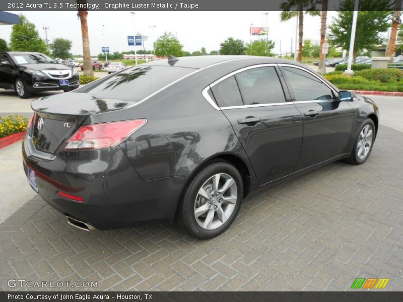 Graphite Luster Metallic / Taupe 2012 Acura TL 3.5 Technology