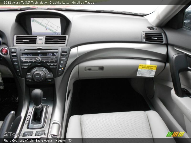 Graphite Luster Metallic / Taupe 2012 Acura TL 3.5 Technology