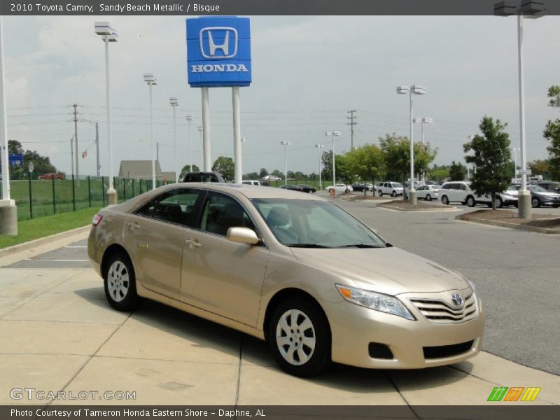 Sandy Beach Metallic / Bisque 2010 Toyota Camry