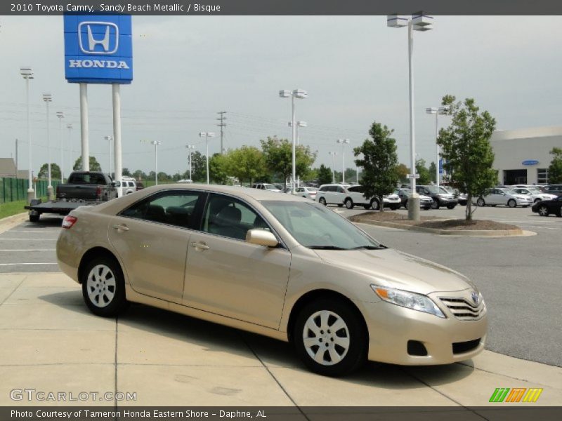 Sandy Beach Metallic / Bisque 2010 Toyota Camry