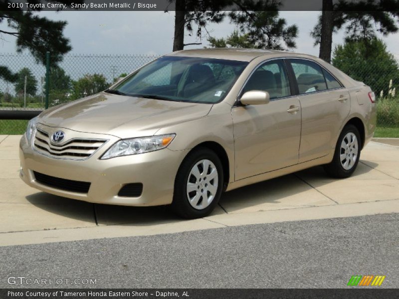 Sandy Beach Metallic / Bisque 2010 Toyota Camry