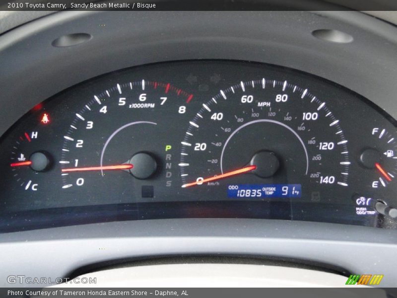 Sandy Beach Metallic / Bisque 2010 Toyota Camry