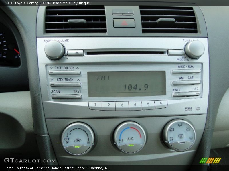 Sandy Beach Metallic / Bisque 2010 Toyota Camry