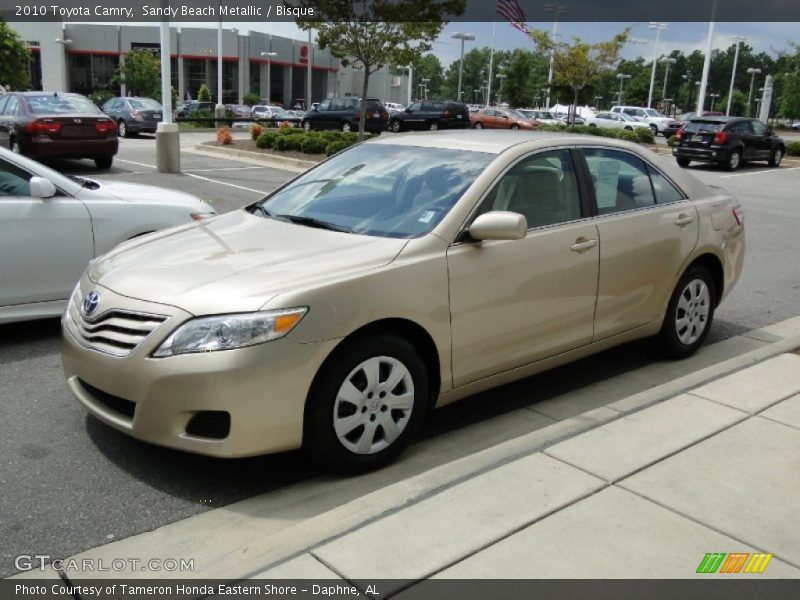 Sandy Beach Metallic / Bisque 2010 Toyota Camry