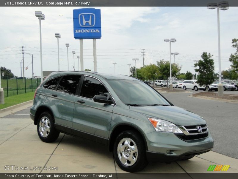 Opal Sage Metallic / Ivory 2011 Honda CR-V LX