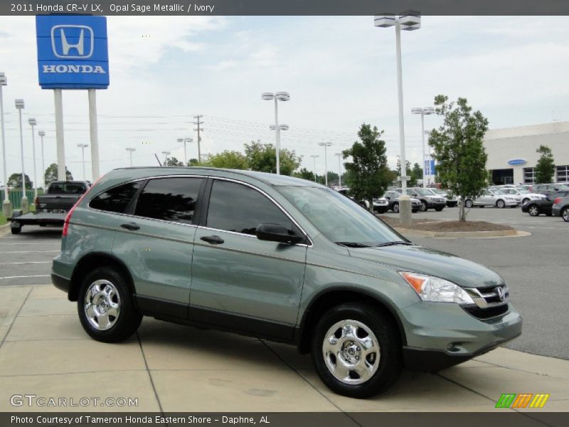 Opal Sage Metallic / Ivory 2011 Honda CR-V LX