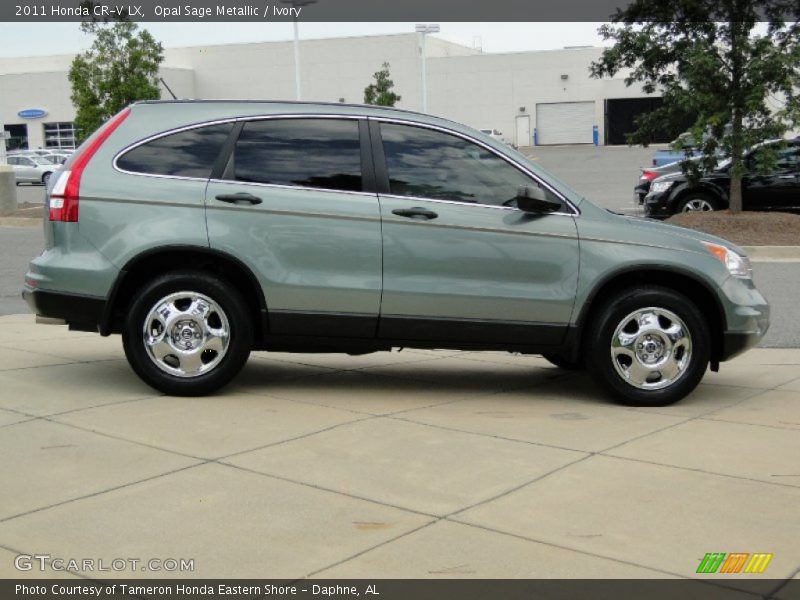 Opal Sage Metallic / Ivory 2011 Honda CR-V LX