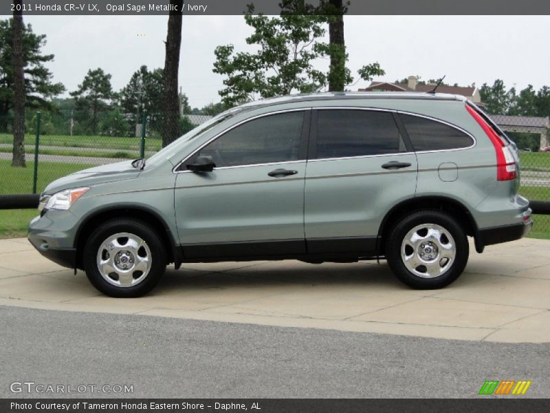 Opal Sage Metallic / Ivory 2011 Honda CR-V LX