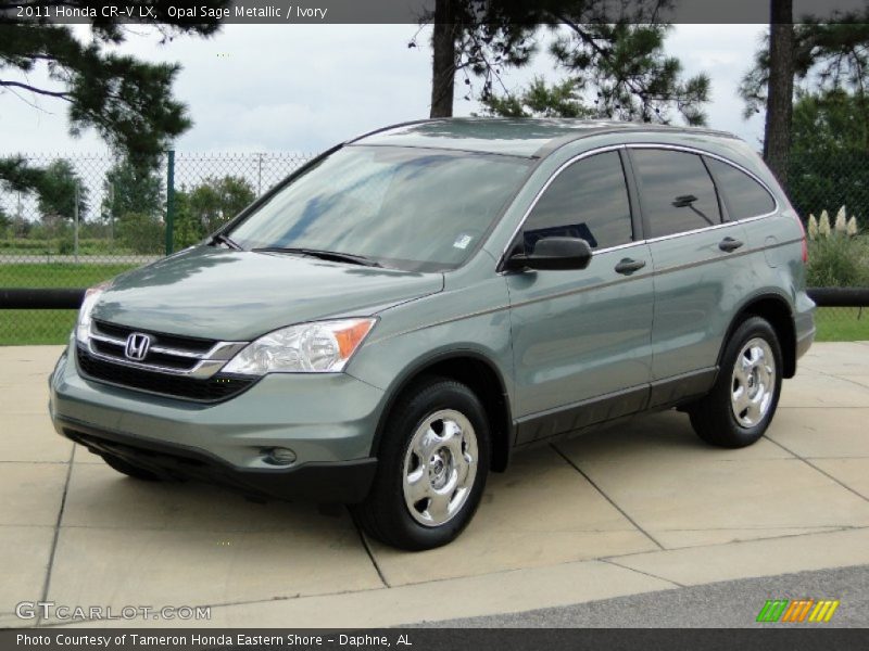 Opal Sage Metallic / Ivory 2011 Honda CR-V LX