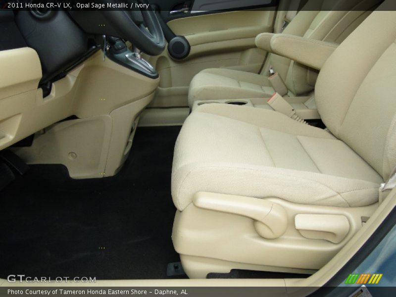 Opal Sage Metallic / Ivory 2011 Honda CR-V LX