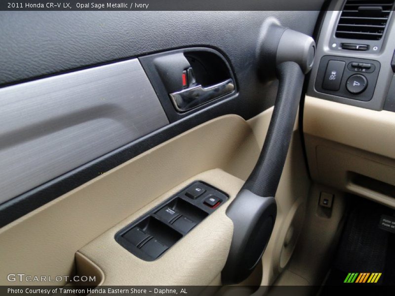 Opal Sage Metallic / Ivory 2011 Honda CR-V LX
