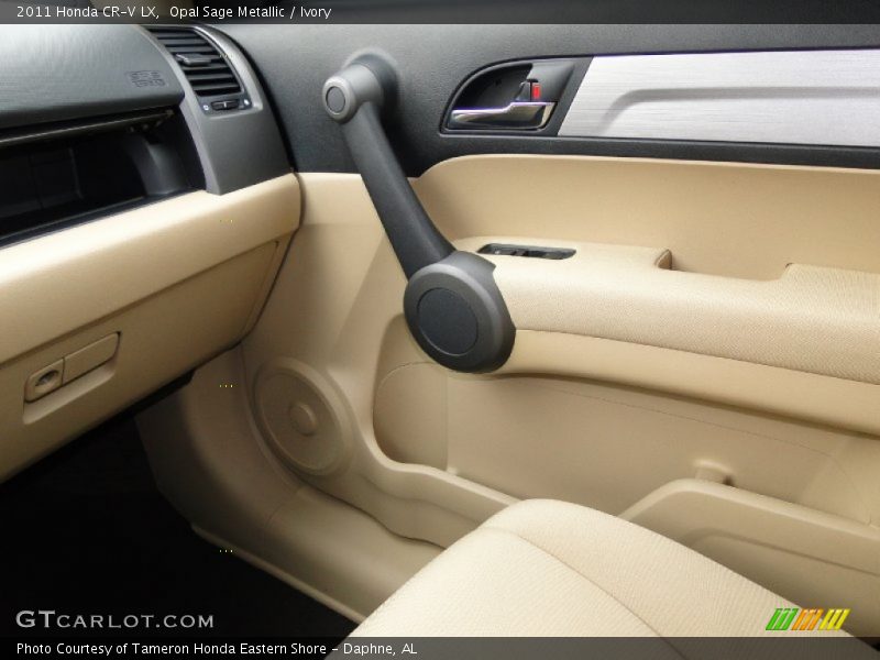 Opal Sage Metallic / Ivory 2011 Honda CR-V LX