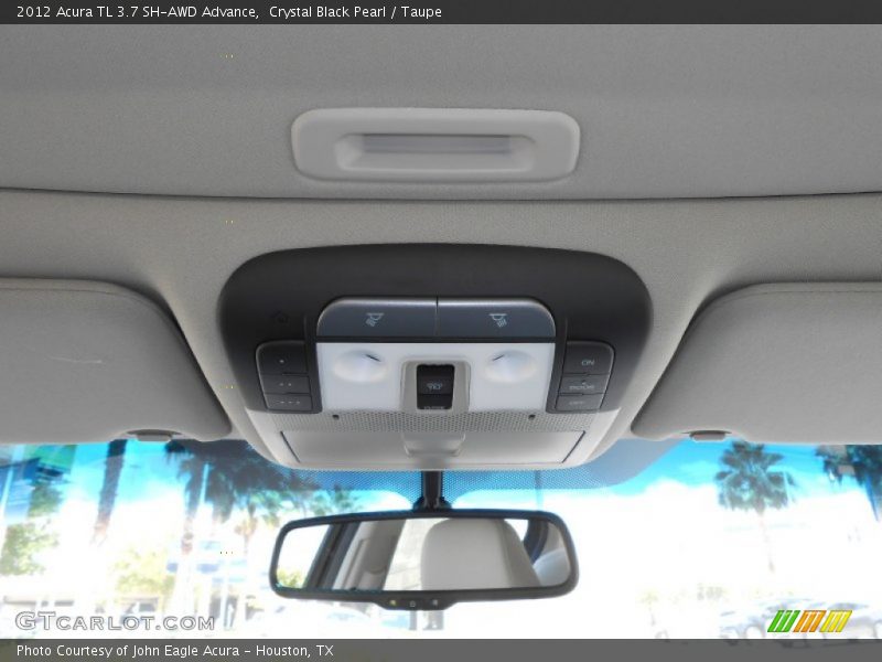 Crystal Black Pearl / Taupe 2012 Acura TL 3.7 SH-AWD Advance