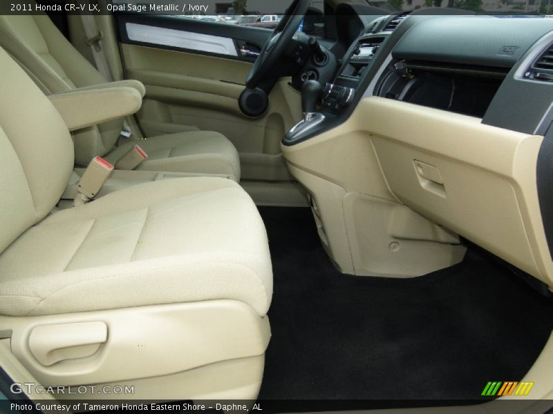 Opal Sage Metallic / Ivory 2011 Honda CR-V LX