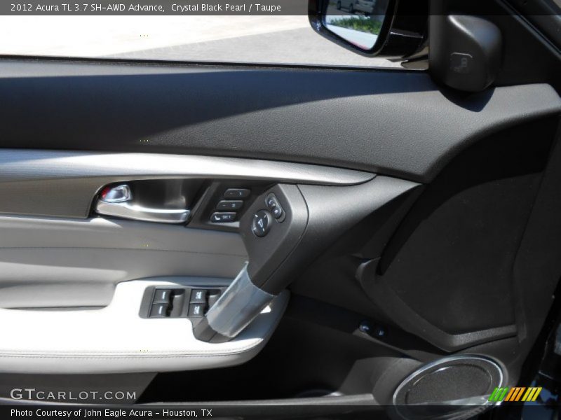 Crystal Black Pearl / Taupe 2012 Acura TL 3.7 SH-AWD Advance