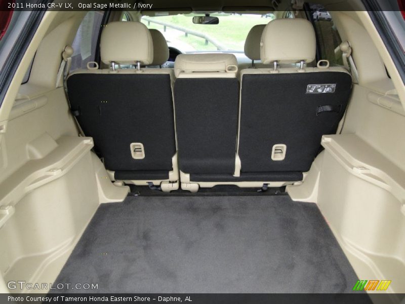 Opal Sage Metallic / Ivory 2011 Honda CR-V LX