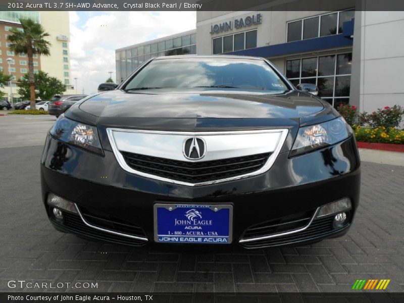 Crystal Black Pearl / Ebony 2012 Acura TL 3.7 SH-AWD Advance