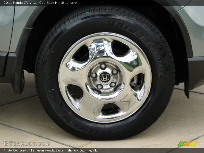 Opal Sage Metallic / Ivory 2011 Honda CR-V LX