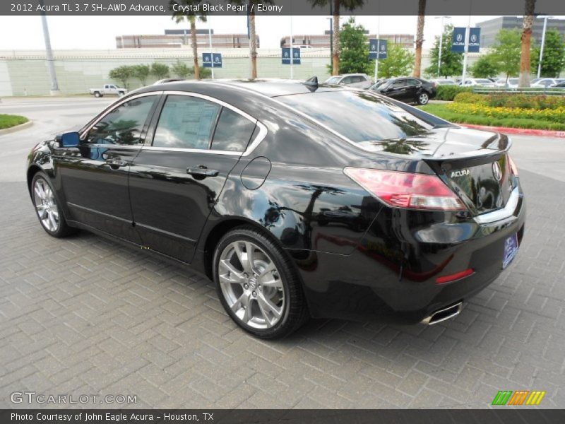 Crystal Black Pearl / Ebony 2012 Acura TL 3.7 SH-AWD Advance