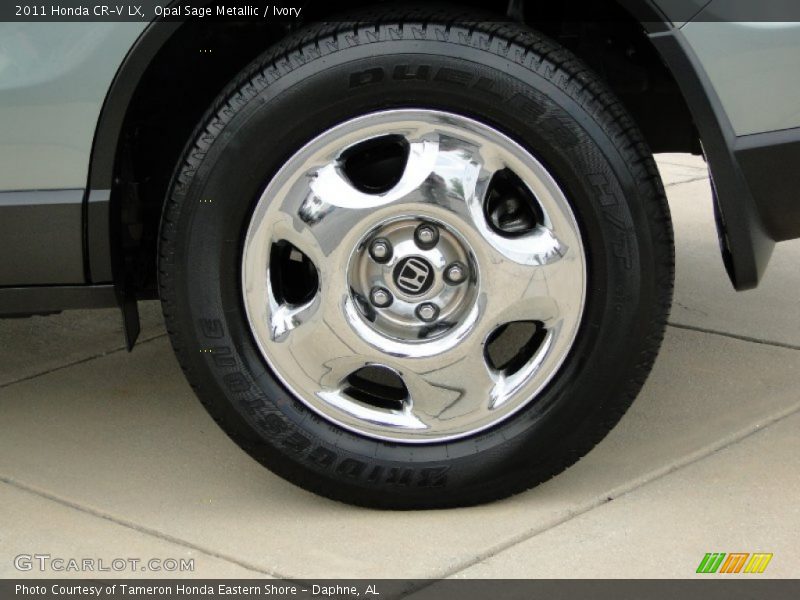 Opal Sage Metallic / Ivory 2011 Honda CR-V LX