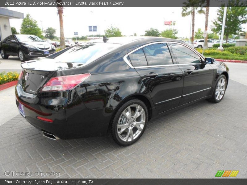 Crystal Black Pearl / Ebony 2012 Acura TL 3.7 SH-AWD Advance
