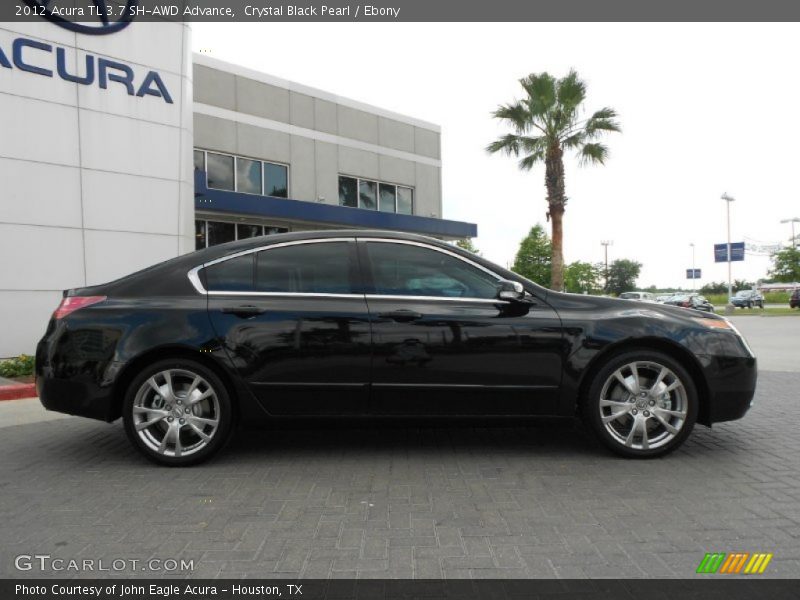 Crystal Black Pearl / Ebony 2012 Acura TL 3.7 SH-AWD Advance