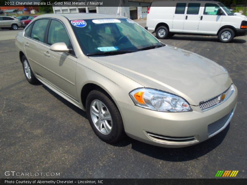 Front 3/4 View of 2012 Impala LS