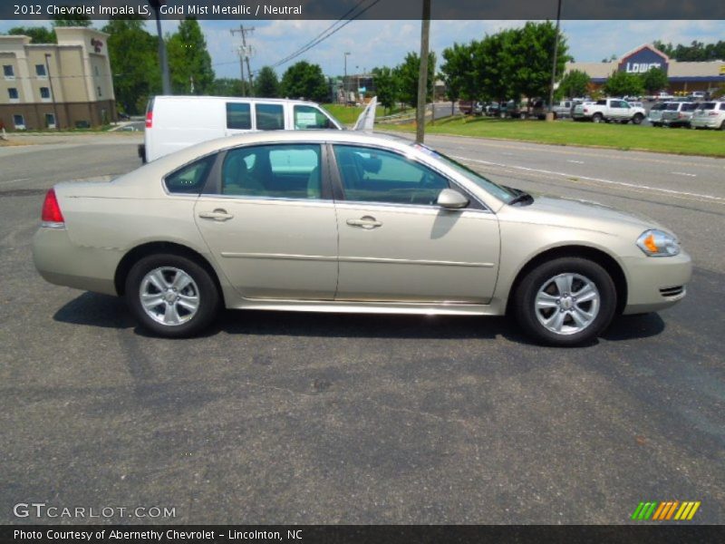  2012 Impala LS Gold Mist Metallic