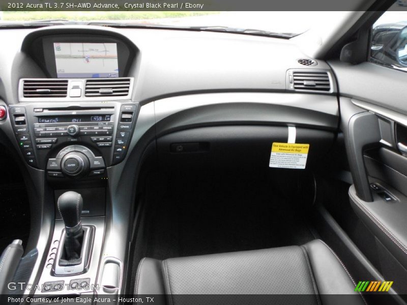 Crystal Black Pearl / Ebony 2012 Acura TL 3.7 SH-AWD Advance