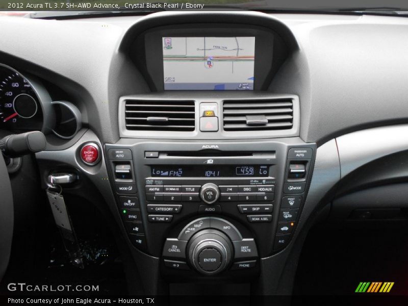 Controls of 2012 TL 3.7 SH-AWD Advance