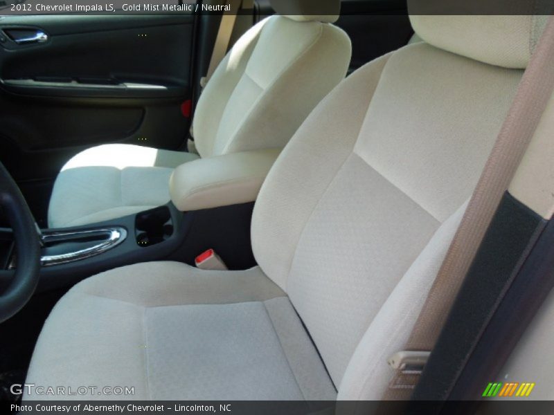 Front Seat of 2012 Impala LS