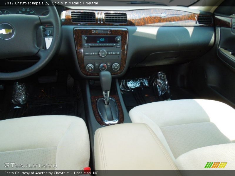 Dashboard of 2012 Impala LS