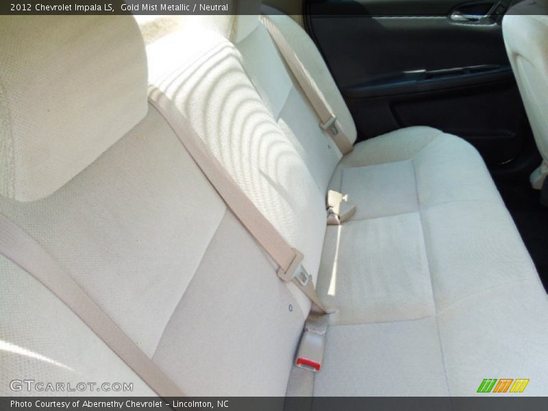 Gold Mist Metallic / Neutral 2012 Chevrolet Impala LS