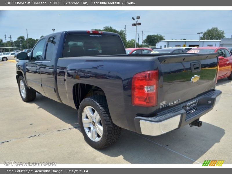 Dark Blue Metallic / Ebony 2008 Chevrolet Silverado 1500 LT Extended Cab
