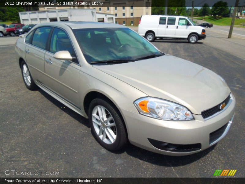 Gold Mist Metallic / Ebony 2012 Chevrolet Impala LTZ