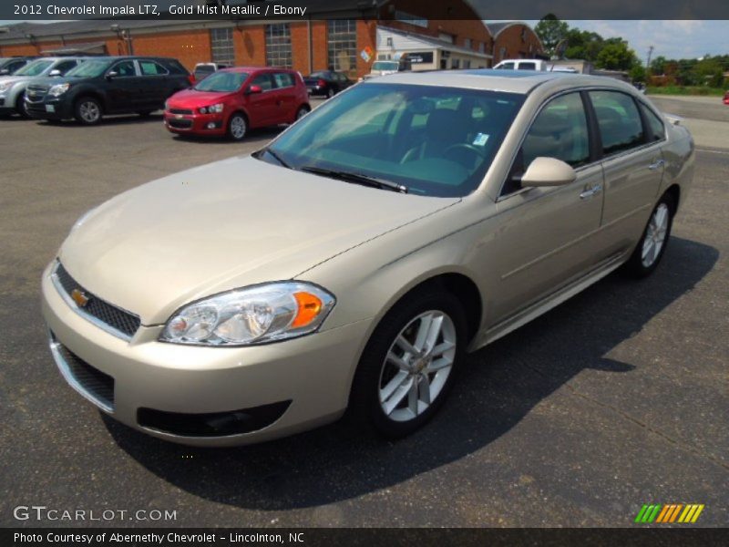 Gold Mist Metallic / Ebony 2012 Chevrolet Impala LTZ