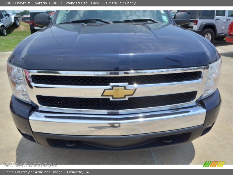 Dark Blue Metallic / Ebony 2008 Chevrolet Silverado 1500 LT Extended Cab