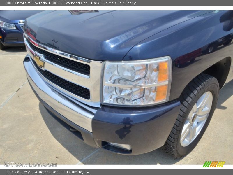 Dark Blue Metallic / Ebony 2008 Chevrolet Silverado 1500 LT Extended Cab