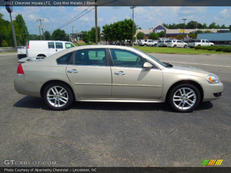 Gold Mist Metallic / Ebony 2012 Chevrolet Impala LTZ