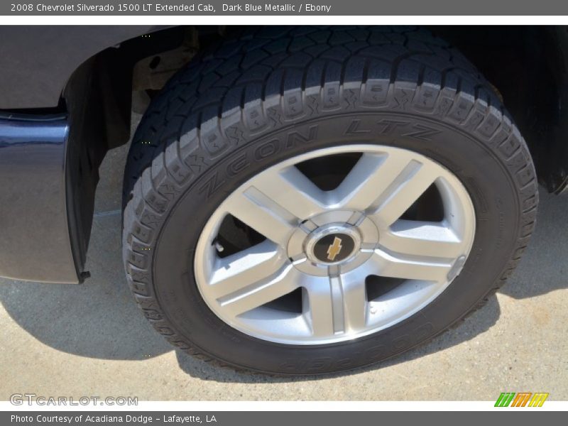 Dark Blue Metallic / Ebony 2008 Chevrolet Silverado 1500 LT Extended Cab