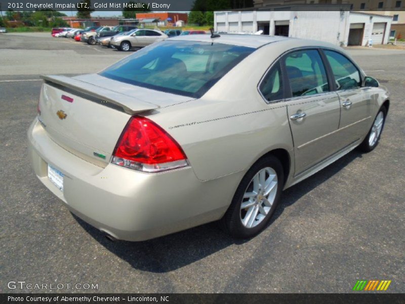 Gold Mist Metallic / Ebony 2012 Chevrolet Impala LTZ