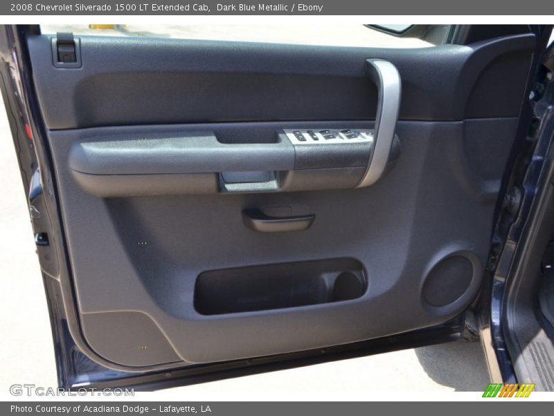 Dark Blue Metallic / Ebony 2008 Chevrolet Silverado 1500 LT Extended Cab