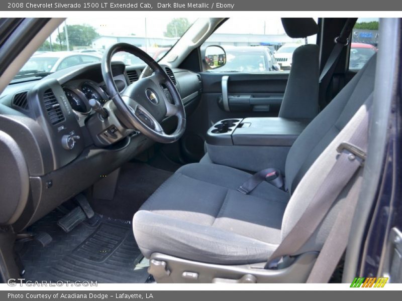 Dark Blue Metallic / Ebony 2008 Chevrolet Silverado 1500 LT Extended Cab
