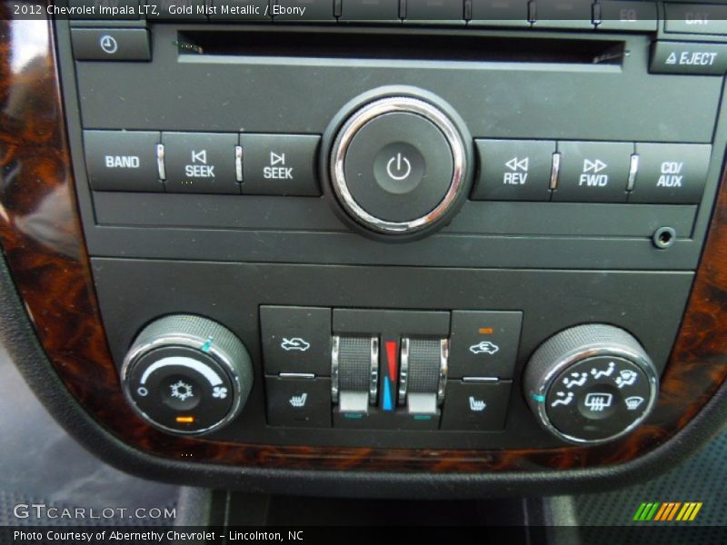 Gold Mist Metallic / Ebony 2012 Chevrolet Impala LTZ