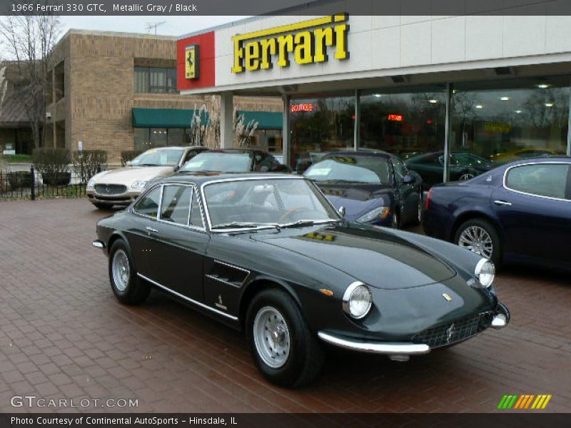 Metallic Gray / Black 1966 Ferrari 330 GTC
