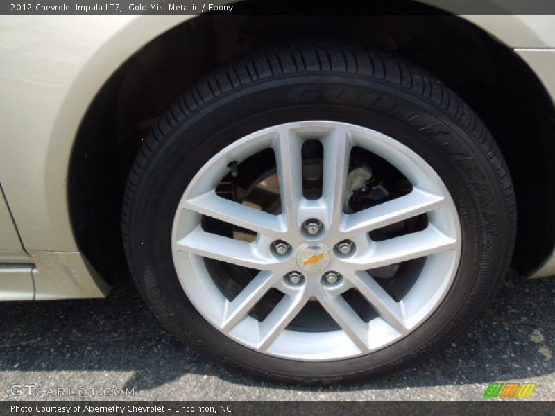 Gold Mist Metallic / Ebony 2012 Chevrolet Impala LTZ