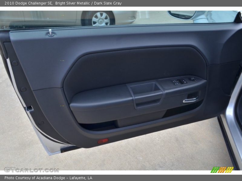 Bright Silver Metallic / Dark Slate Gray 2010 Dodge Challenger SE