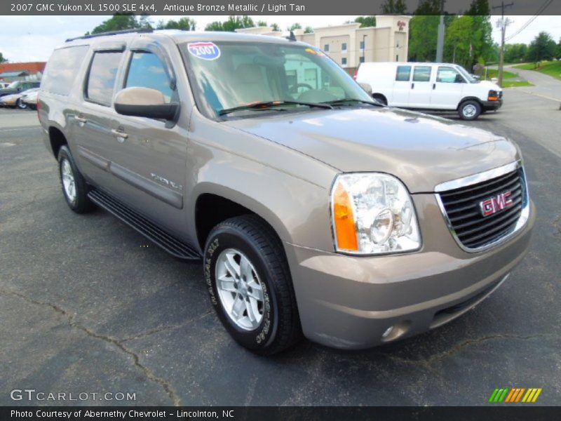 Antique Bronze Metallic / Light Tan 2007 GMC Yukon XL 1500 SLE 4x4