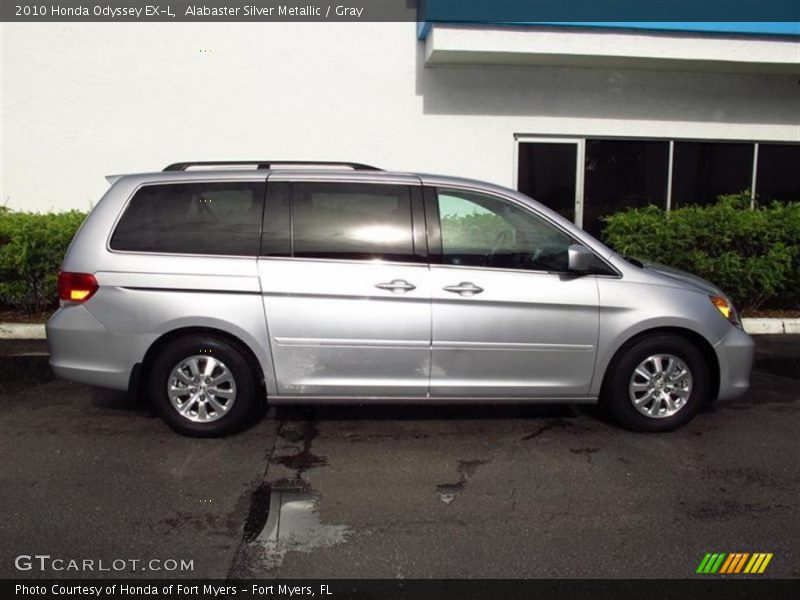 Alabaster Silver Metallic / Gray 2010 Honda Odyssey EX-L